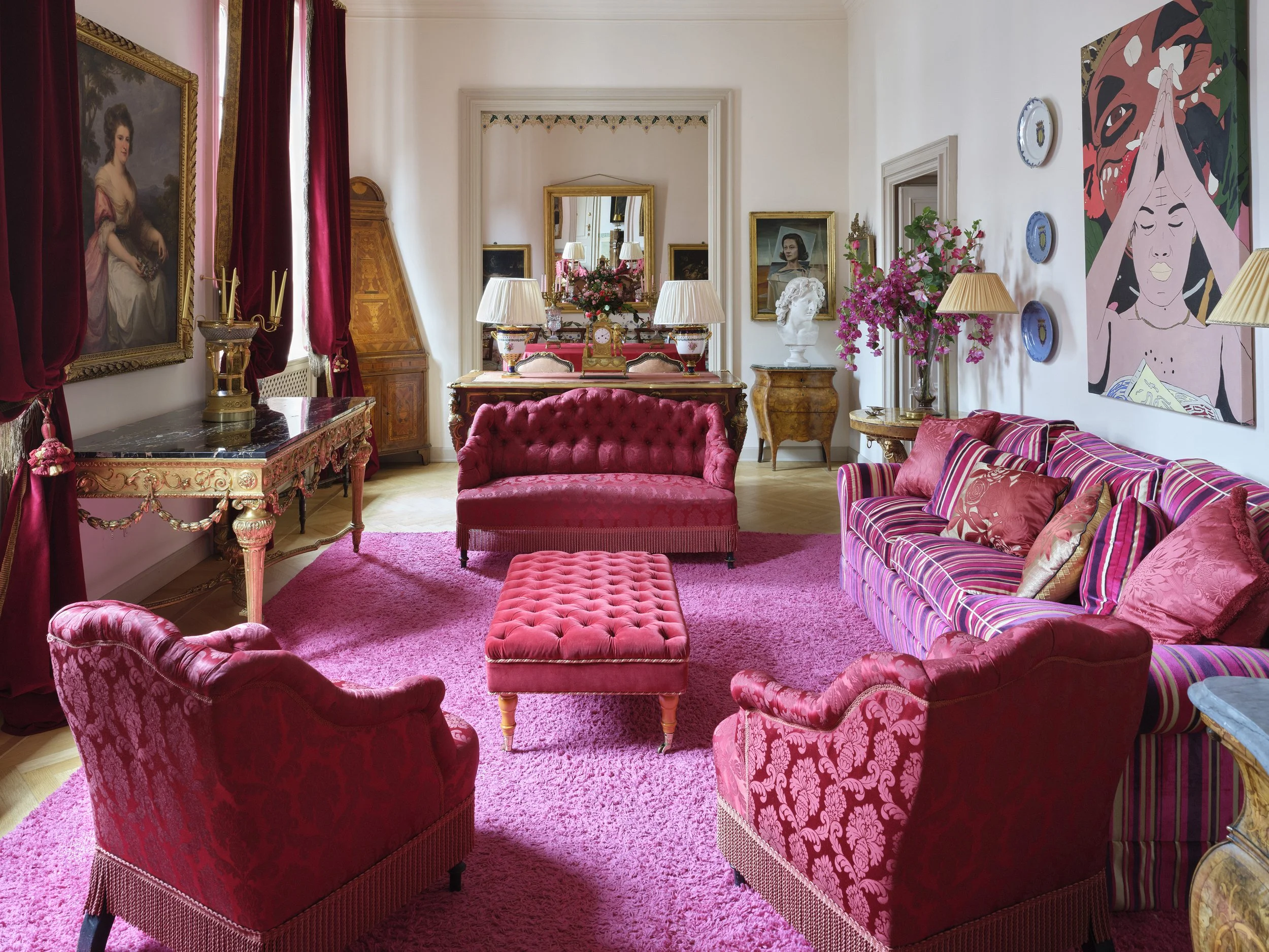The World Of Interiors, 
Polimnia Attolico Trivulzio , Milan