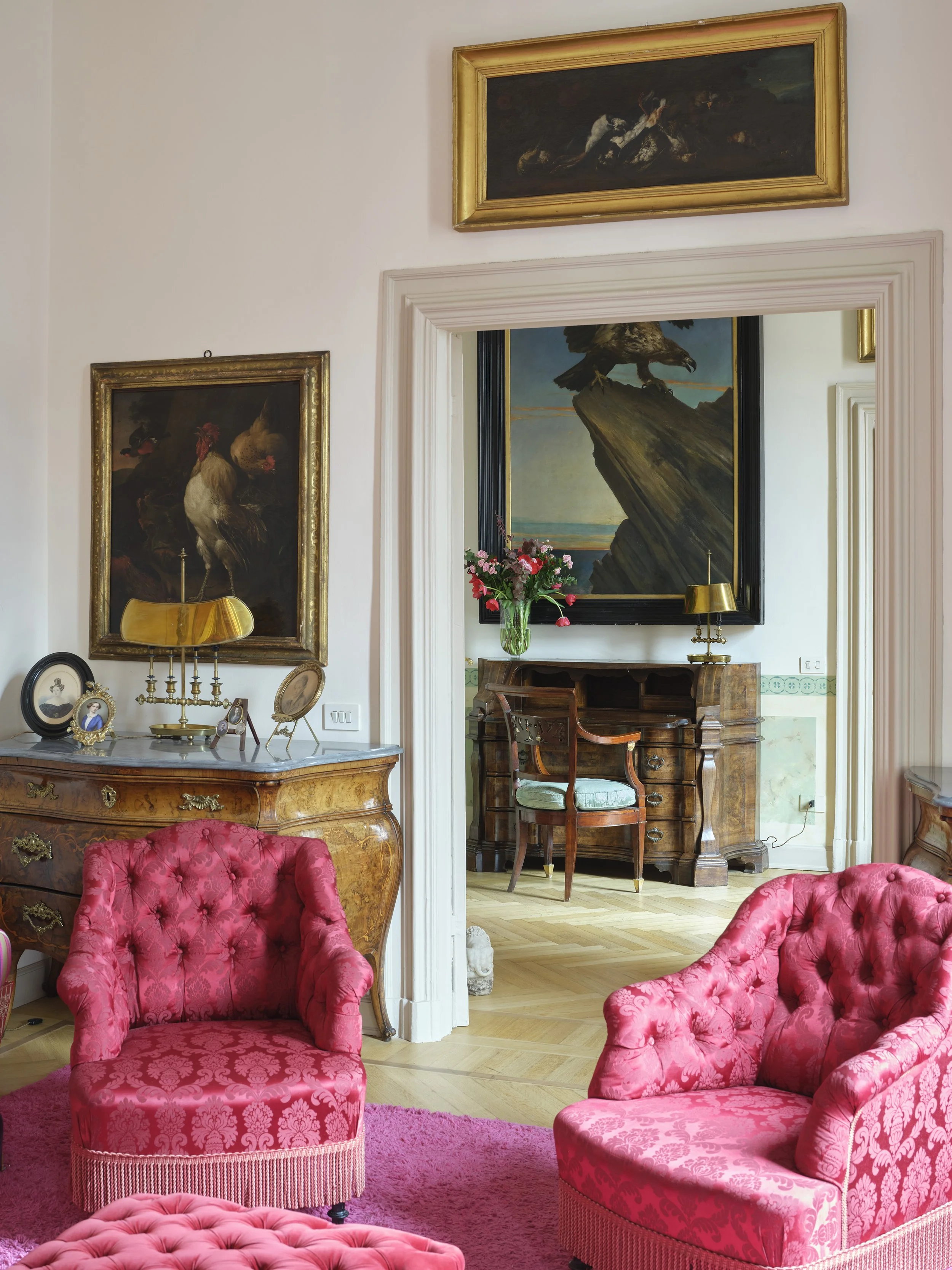 The World Of Interiors, 
Polimnia Attolico Trivulzio , Milan