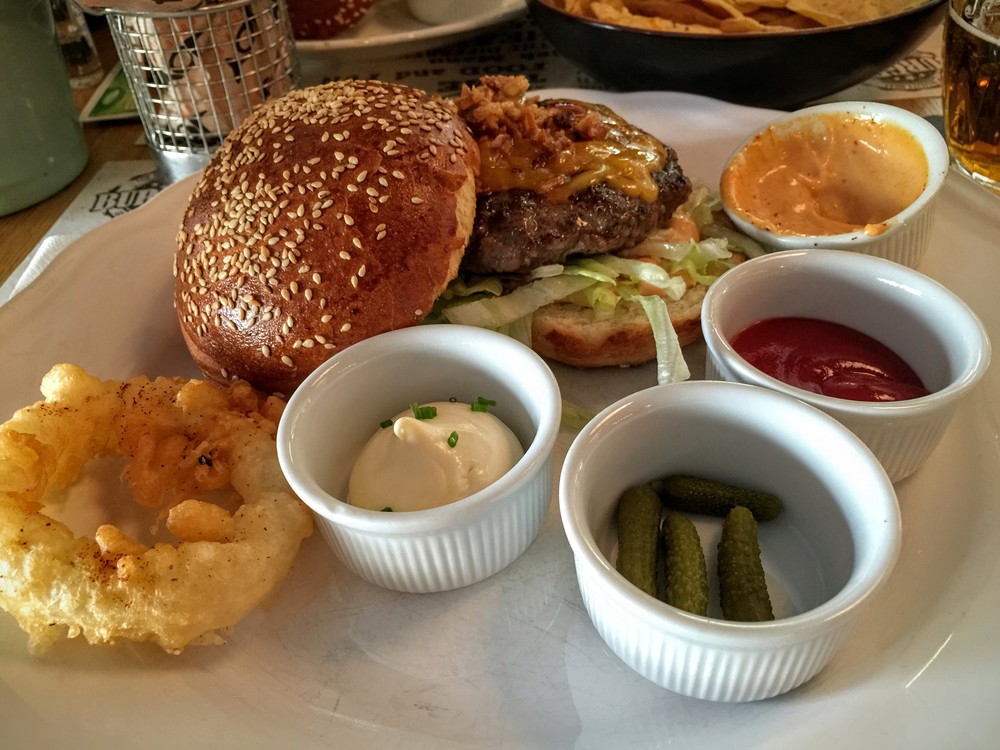 Joy Burger bar & grill cheeseburger plate.jpg