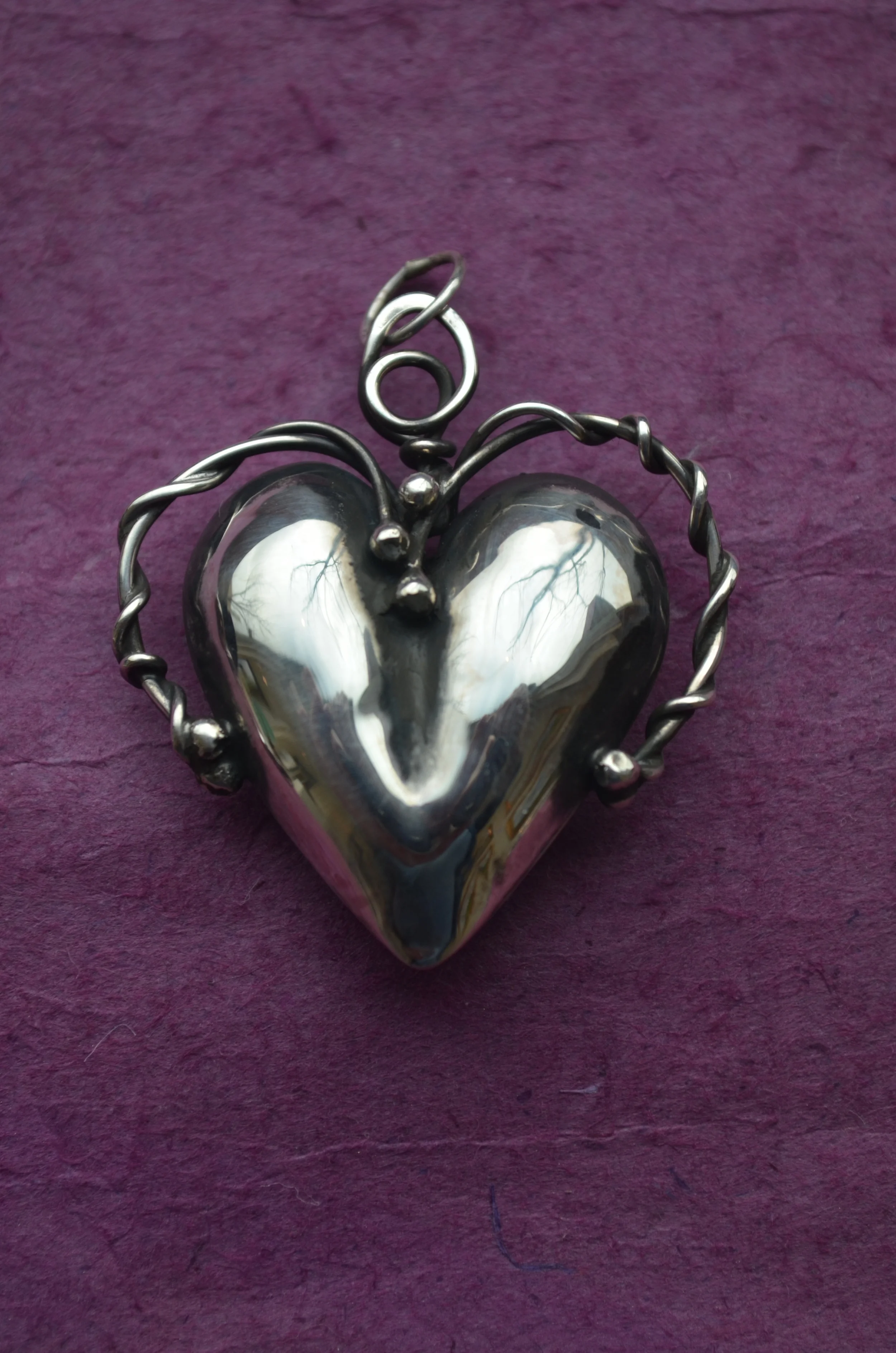 Sterling silver heart