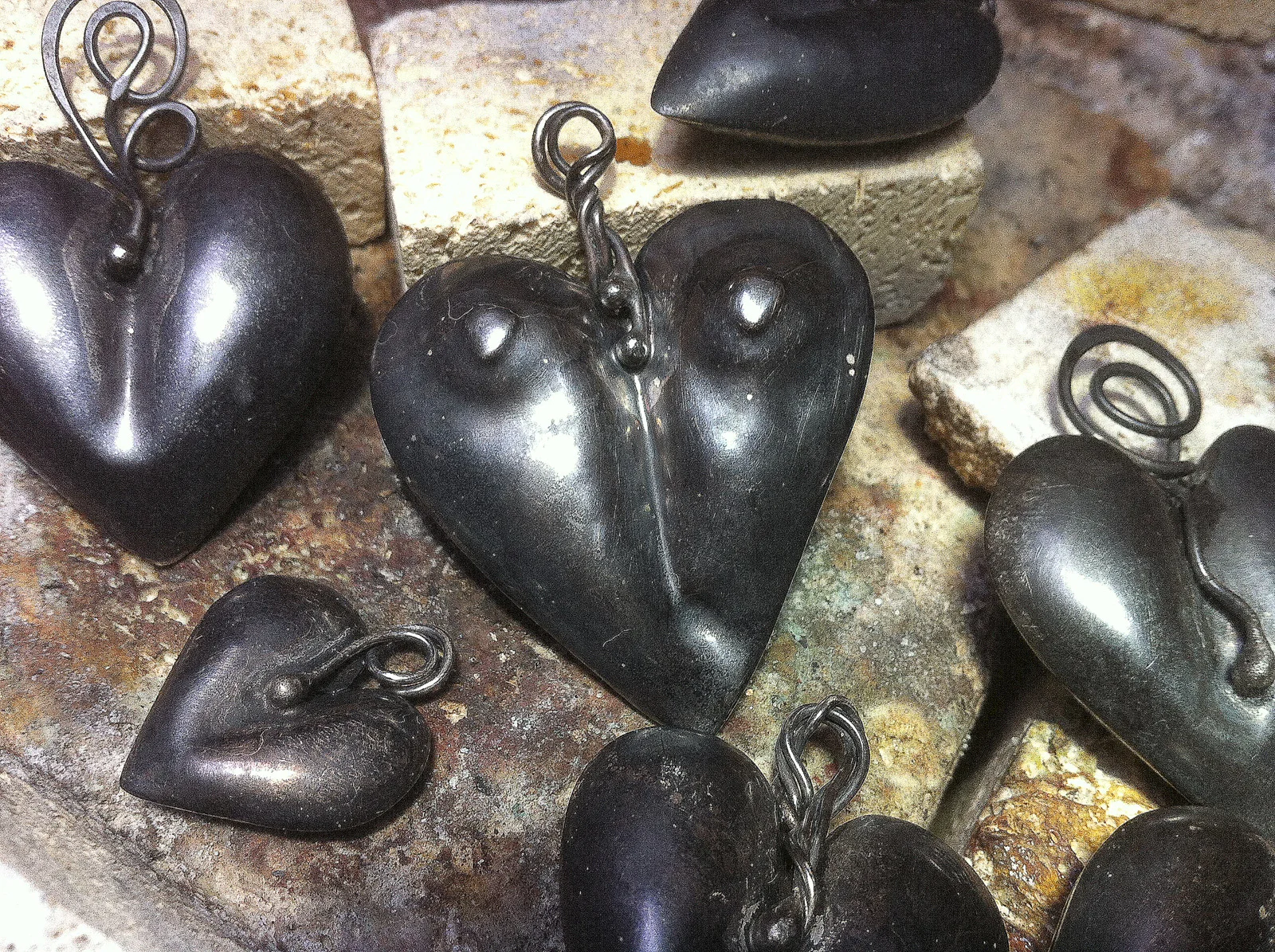 One Black Torso Heart