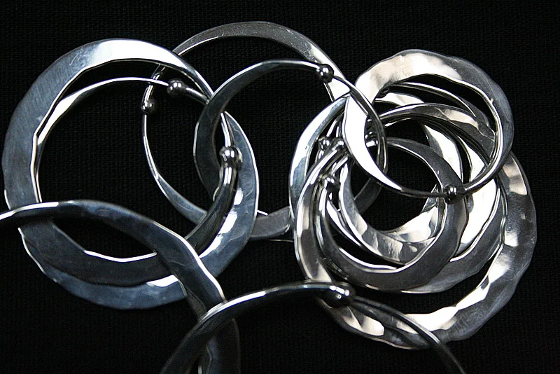 Silver Hoop Earrings