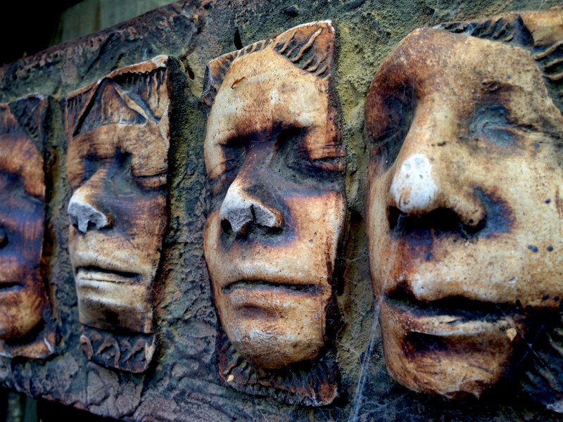 Faces with broken noses