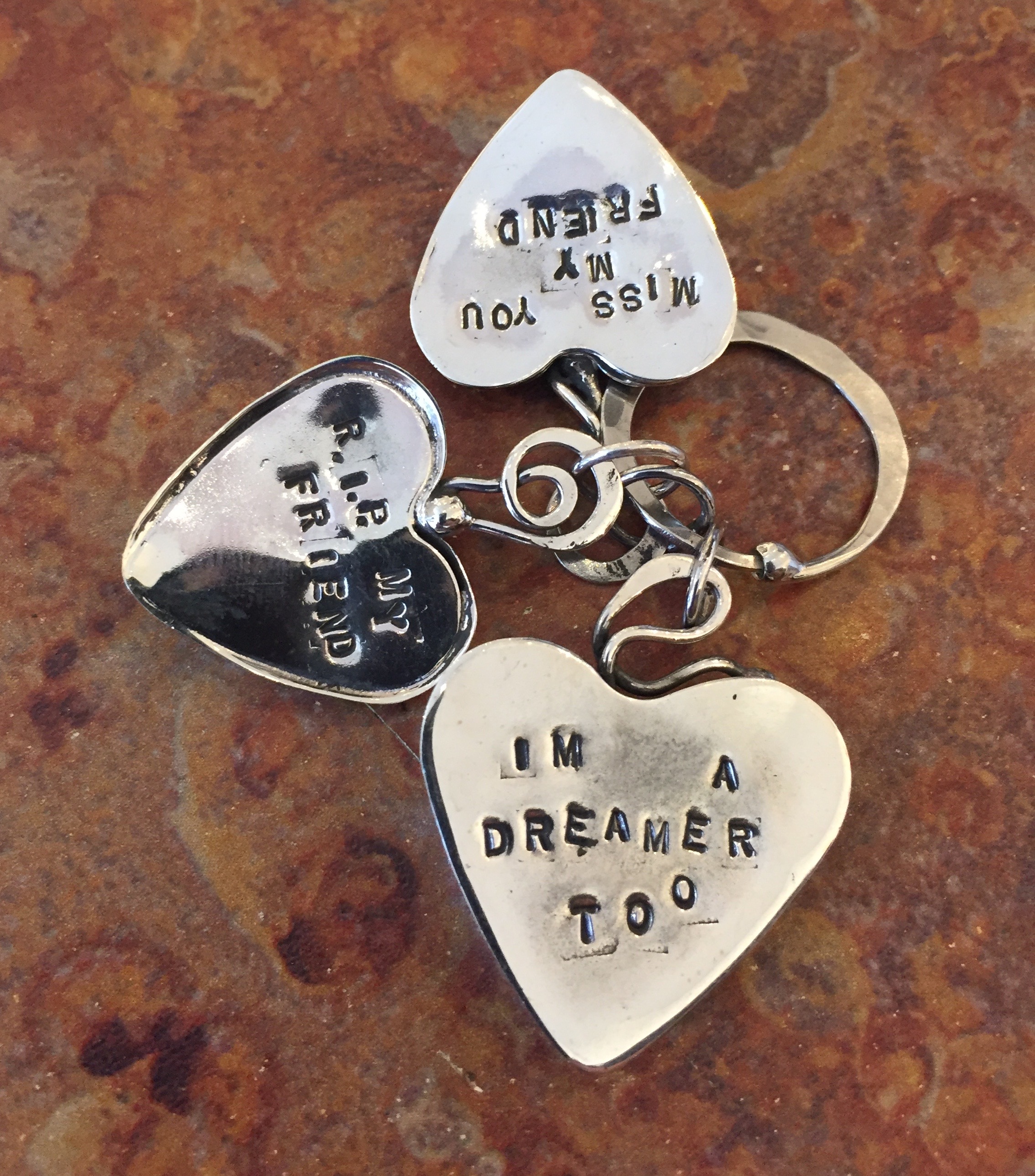 Hearts with text 2