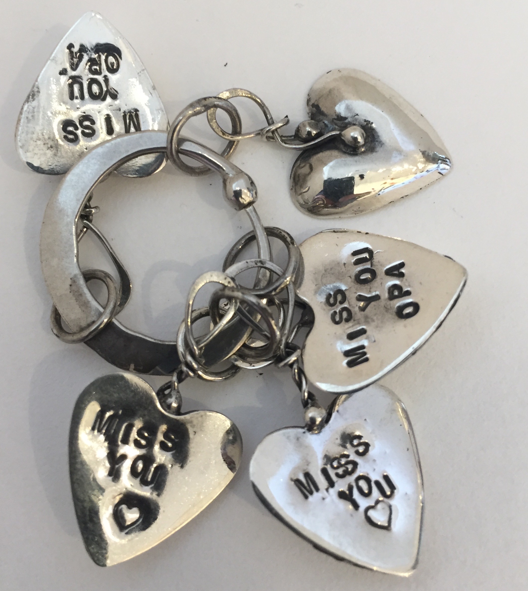 Hearts with text 5