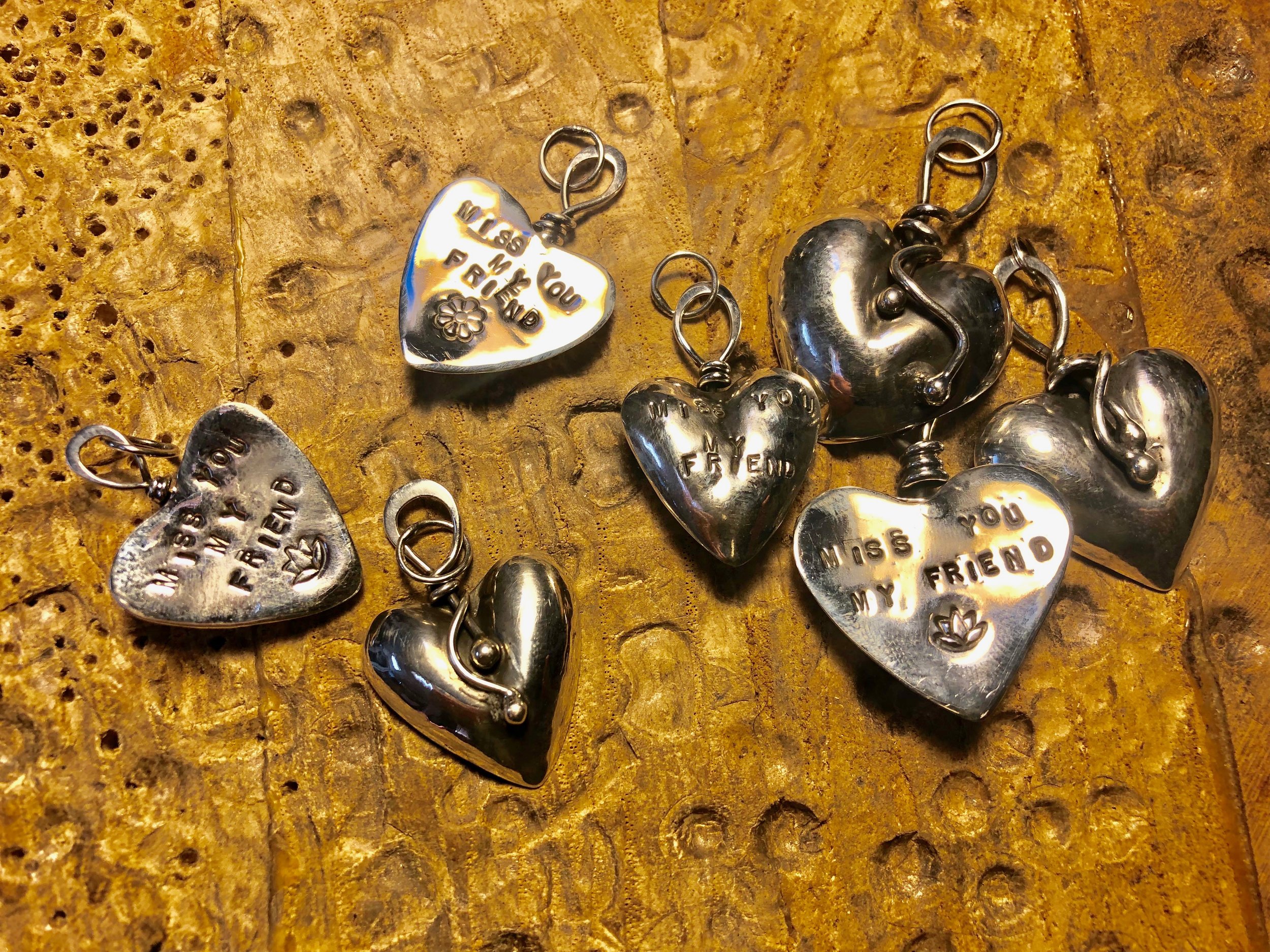 Flat back hearts