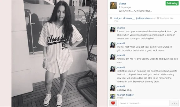   Instagram ,  Ciara , August 2014 