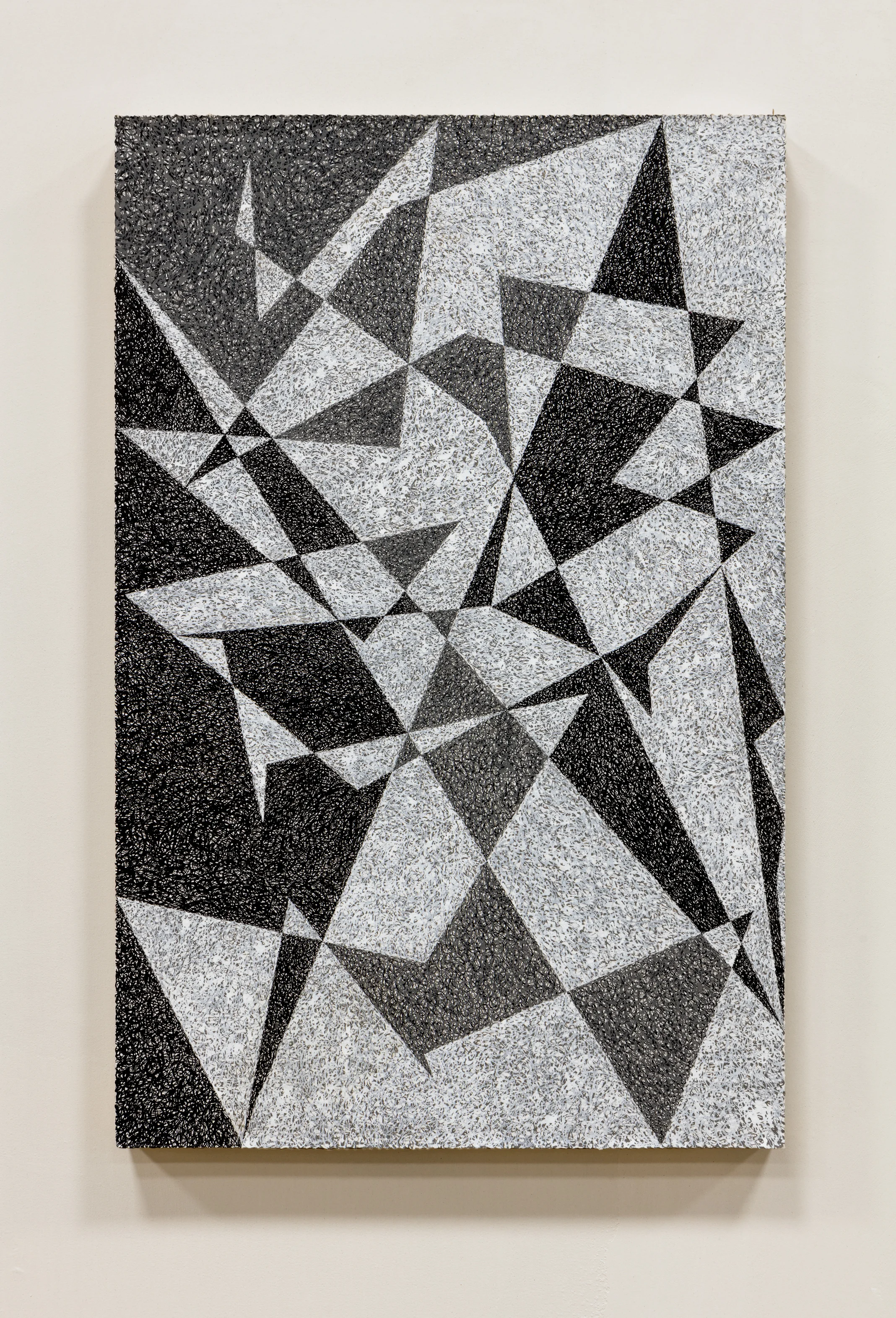 Ochoa , 2016 acrylic on cardboard mounted on board 17 x 11 inches