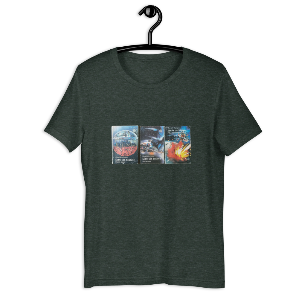 unisex-staple-t-shirt-heather-forest-front-6114950e4b6f1.png