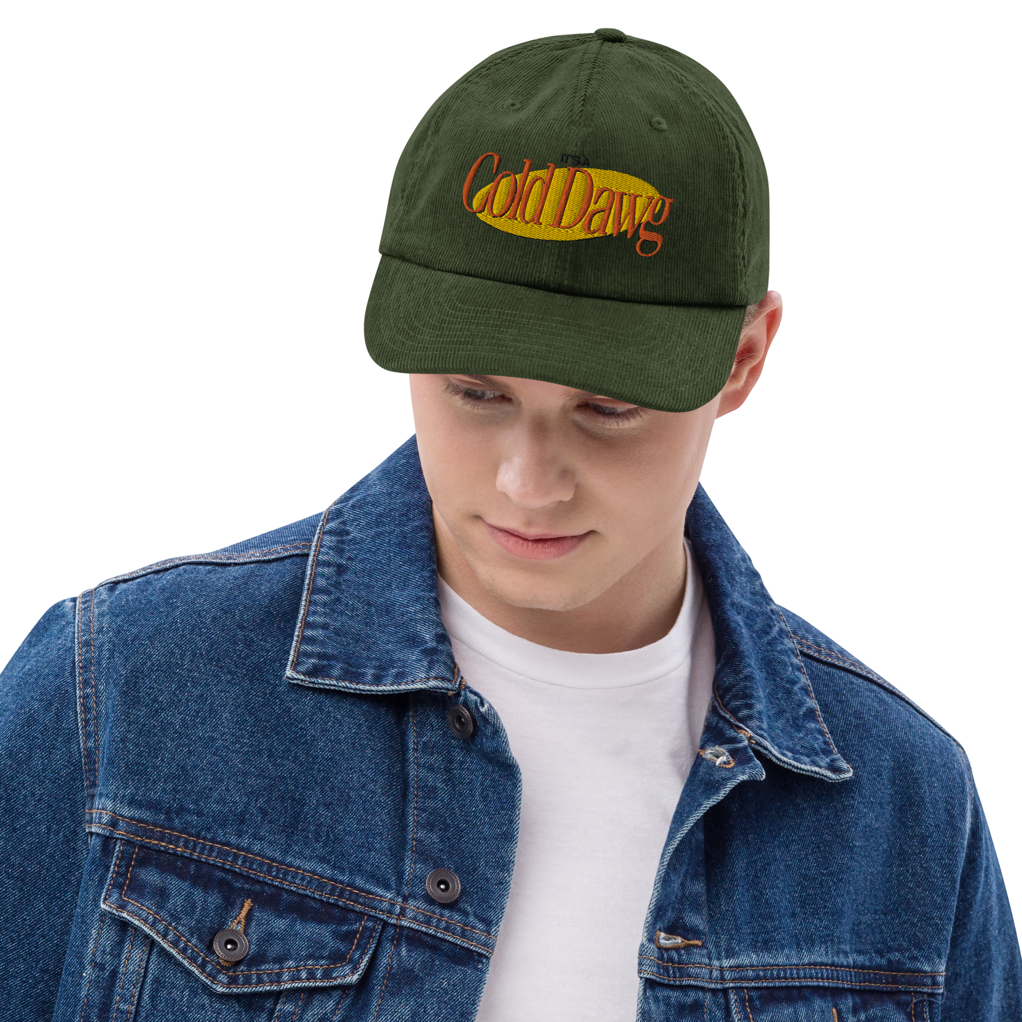 corduroy-hat-dark-olive-front-634565ea4184e.png