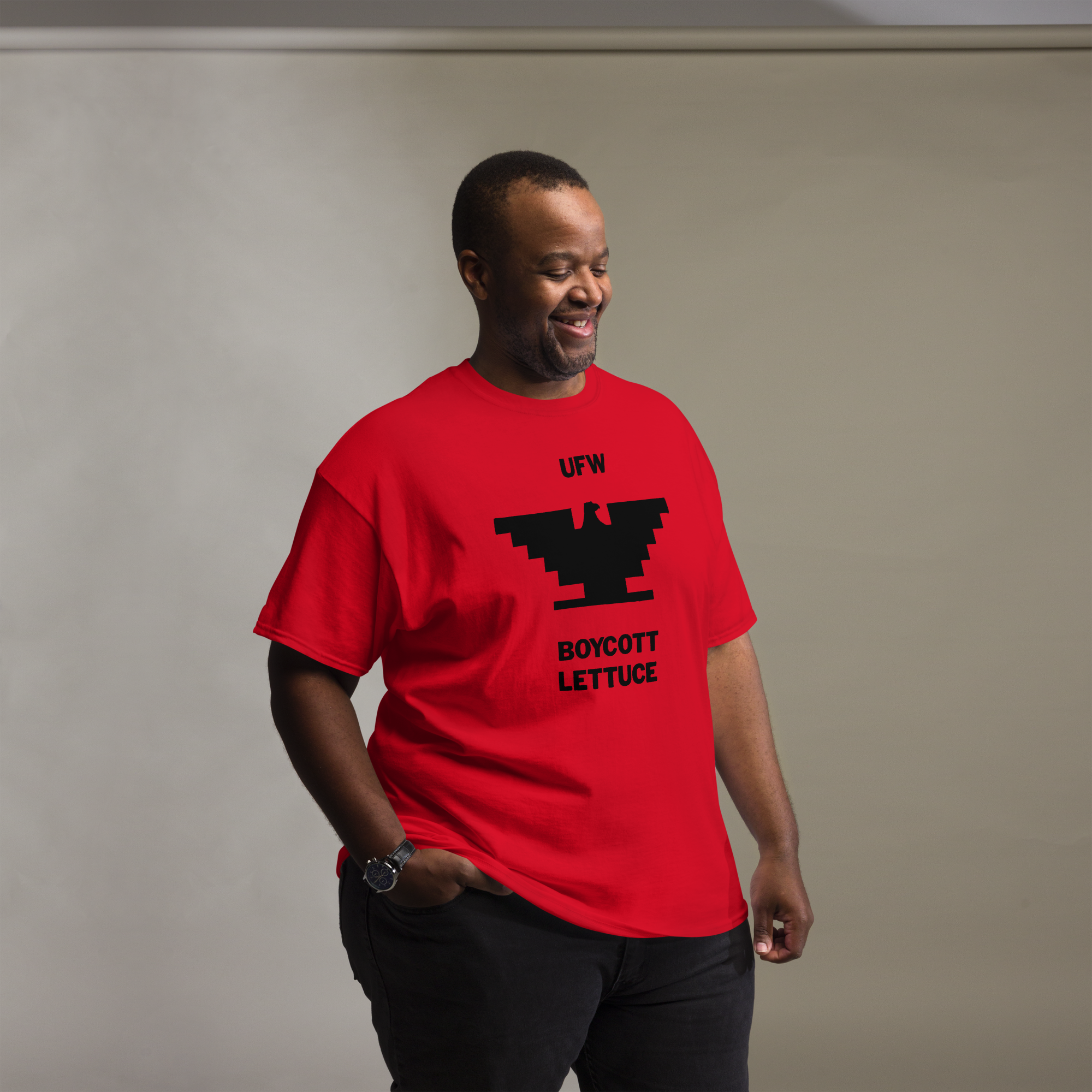 unisex-classic-tee-red-front-6660bf7d6daa1.png