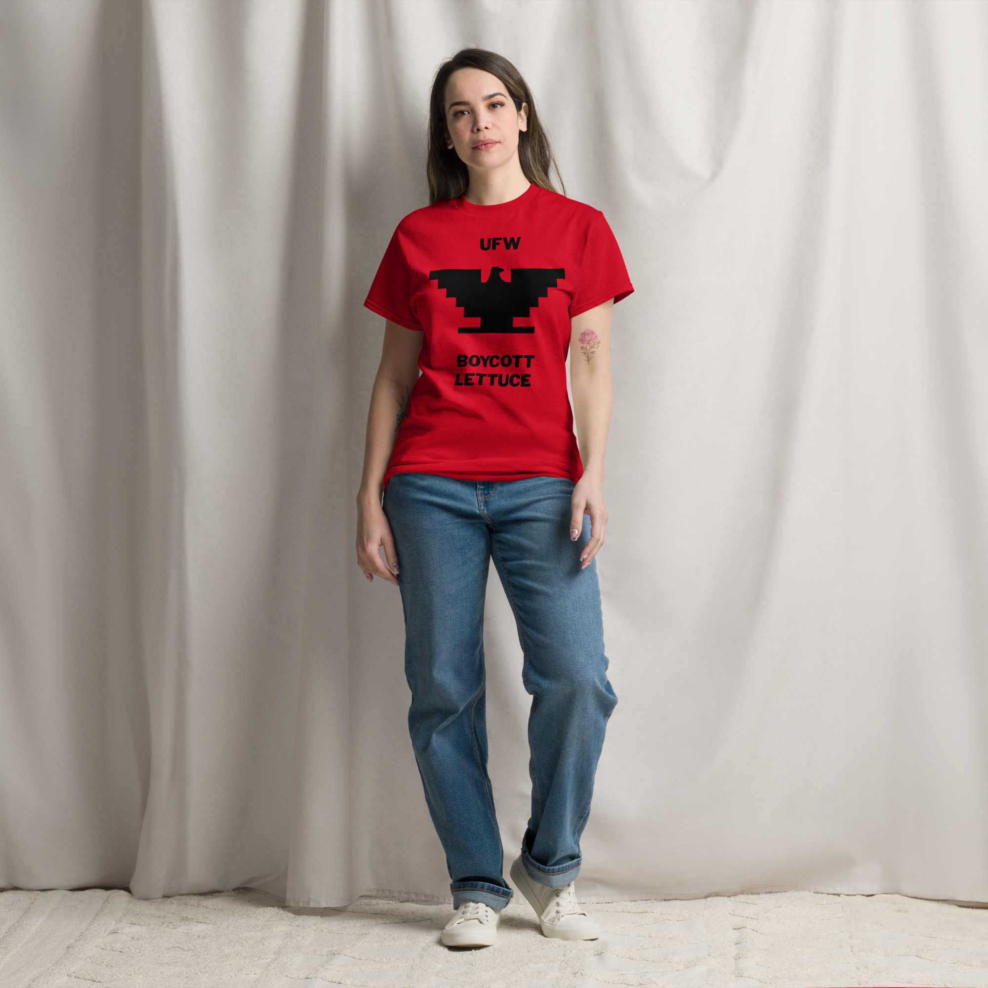 unisex-classic-tee-red-front-6660bf7d6e2bd.png