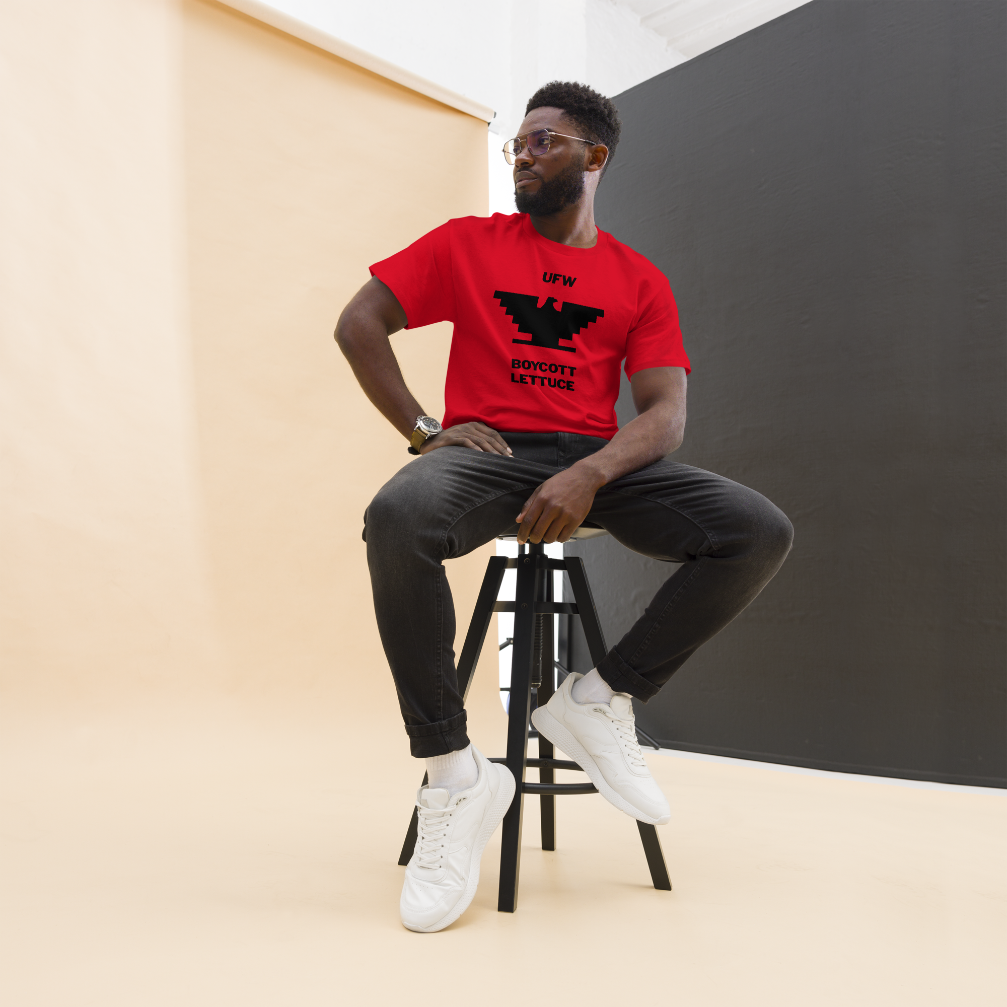 unisex-classic-tee-red-front-6660bf7d716f3.png