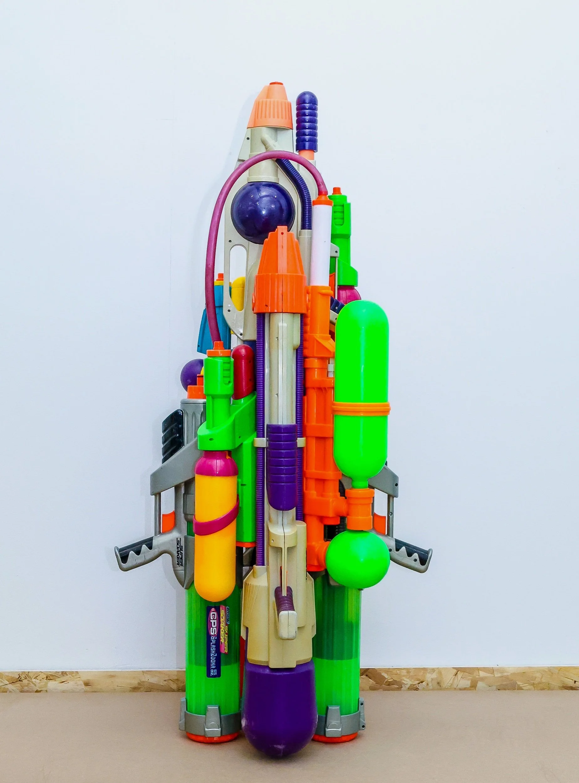  Endless Bummer: Uli Figure  Plastic, Epoxy Resin, Plastic Water Toys  45” x 25” x 25  2024   
