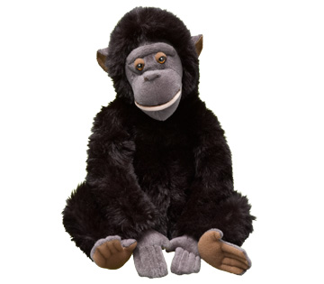 The freaking adorable bonobo stuffed animal you receive when you donate to WWF.