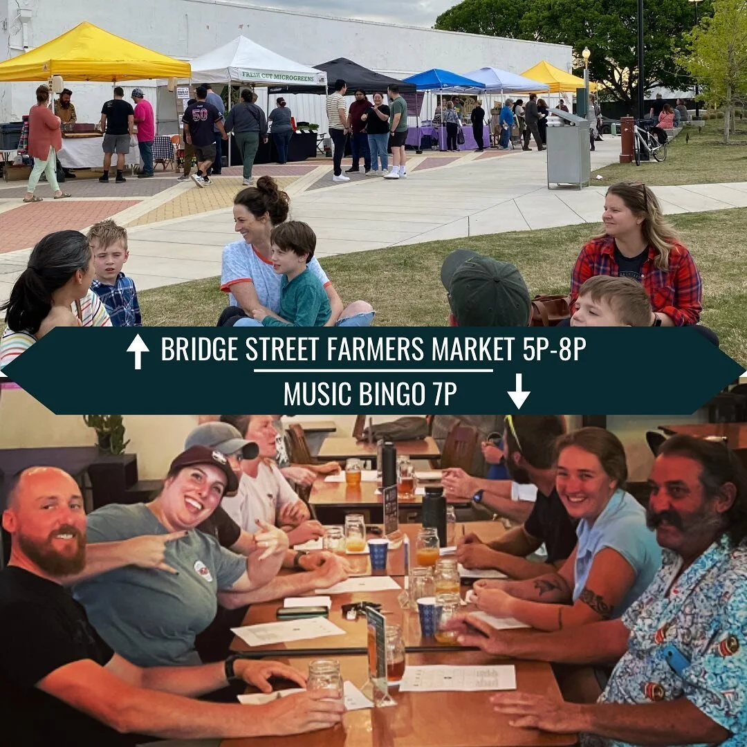 Wednesdays are the best! Bridge Street Farmers Market brings fresh local foods to East Waco then you can end the evening with Music Bingo.