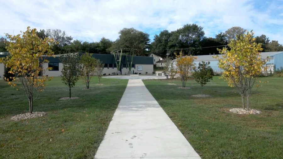 STEM Central project transformed an empty green.