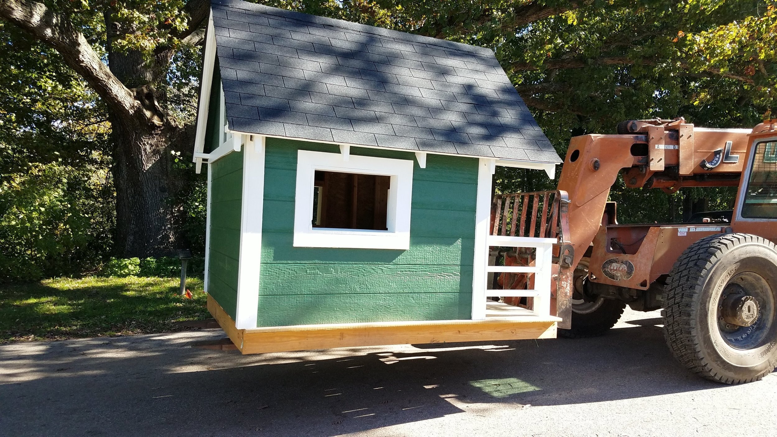 Built by the kids in 2019 to help raise money for building a tiny house for a stranger in need.