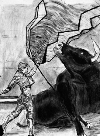 2007 24x30 Charcoal