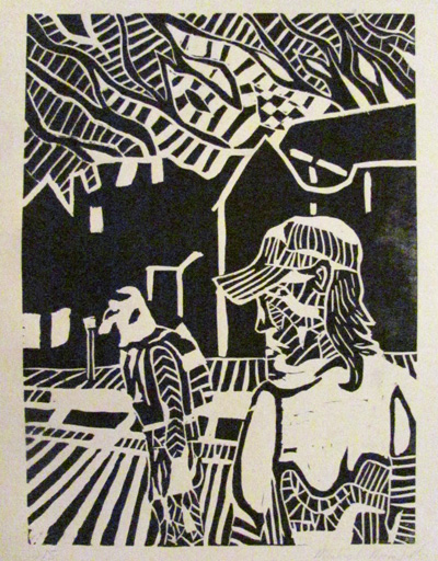 2006 11x15 Linocut