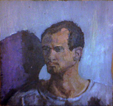 2008 Dave , 12x12 Oil on Masonite