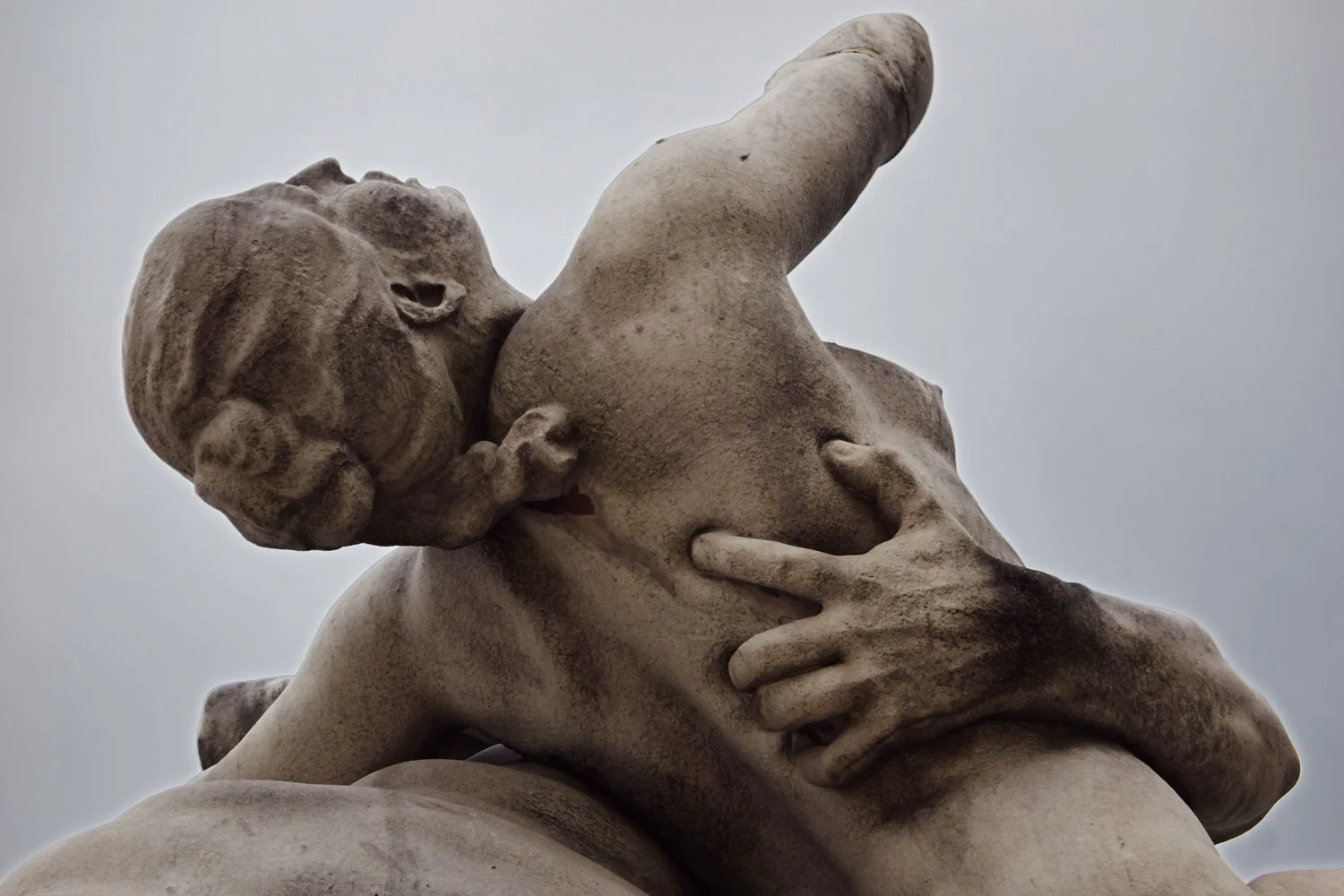 Le centaure Nessus enlevant Déjanire Marqueste Laurent Honoré (Toulouse 1848-Paris 1920) Marbre, 1892