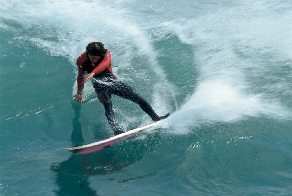 Surfing in Pichilemu, Photographed by Alfredo Escobar