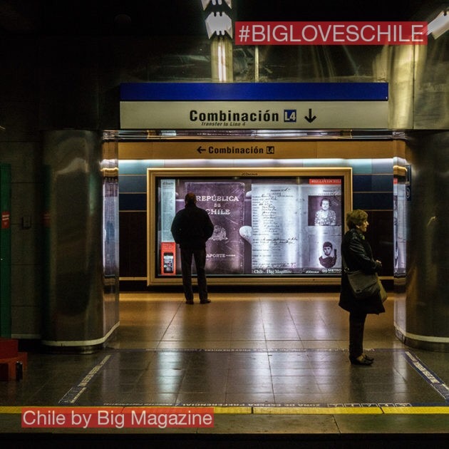 Big Magazine exhibition in Metro de Santiago, 50 Billboards reaching 2 MM people a day.