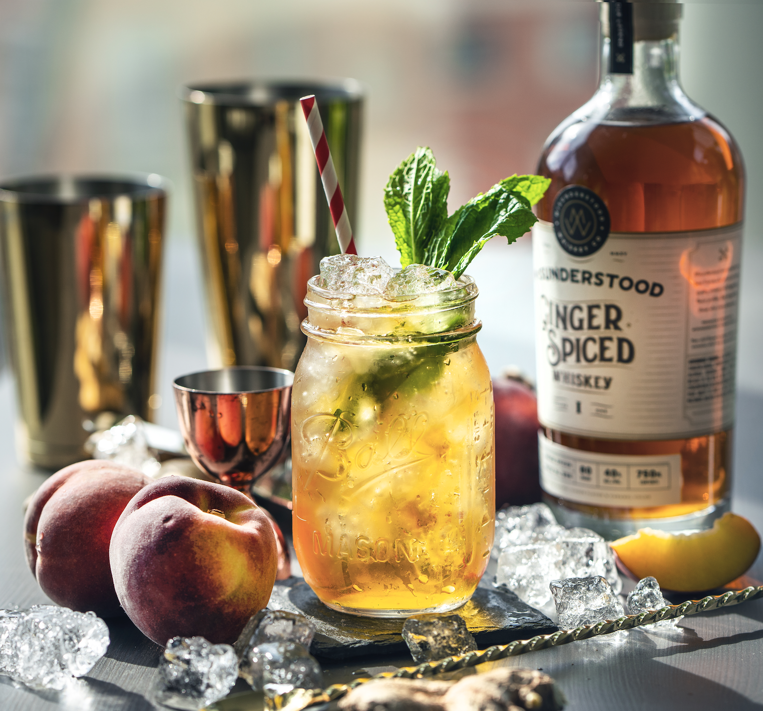 Ginger Peach Tea