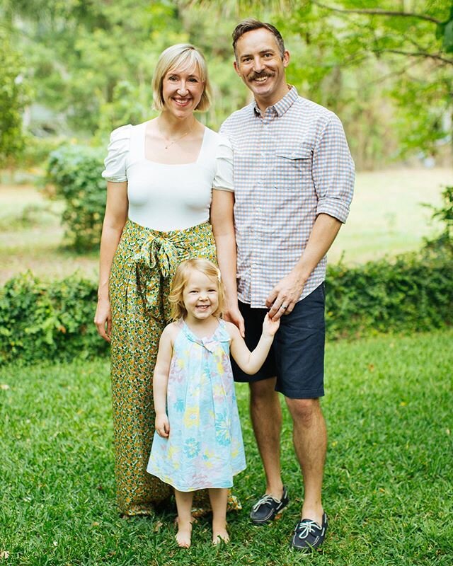 Put on our Easter outfits and set up the tripod. Not the normal Easter, but thankful to spend it with these two&mdash; @garrettcortese @thecorteses ...Family zoom followed! 🌴🐣💚