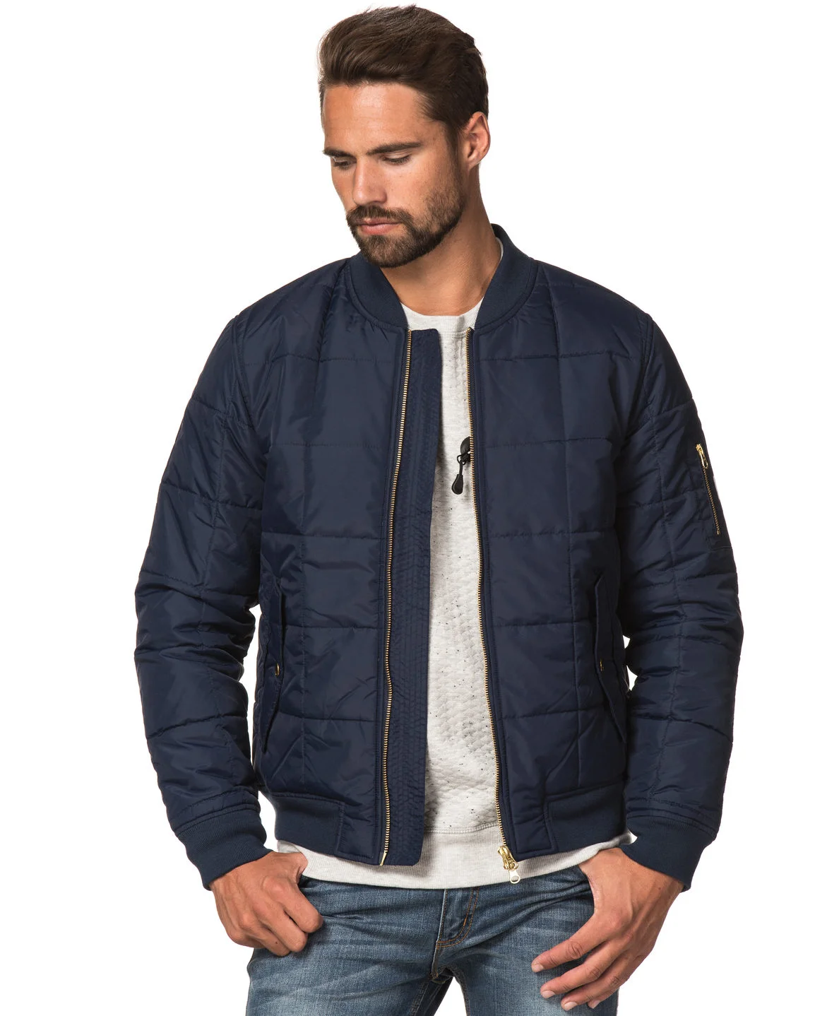 WeSC Rami Padded Jacket (Blue Iris)