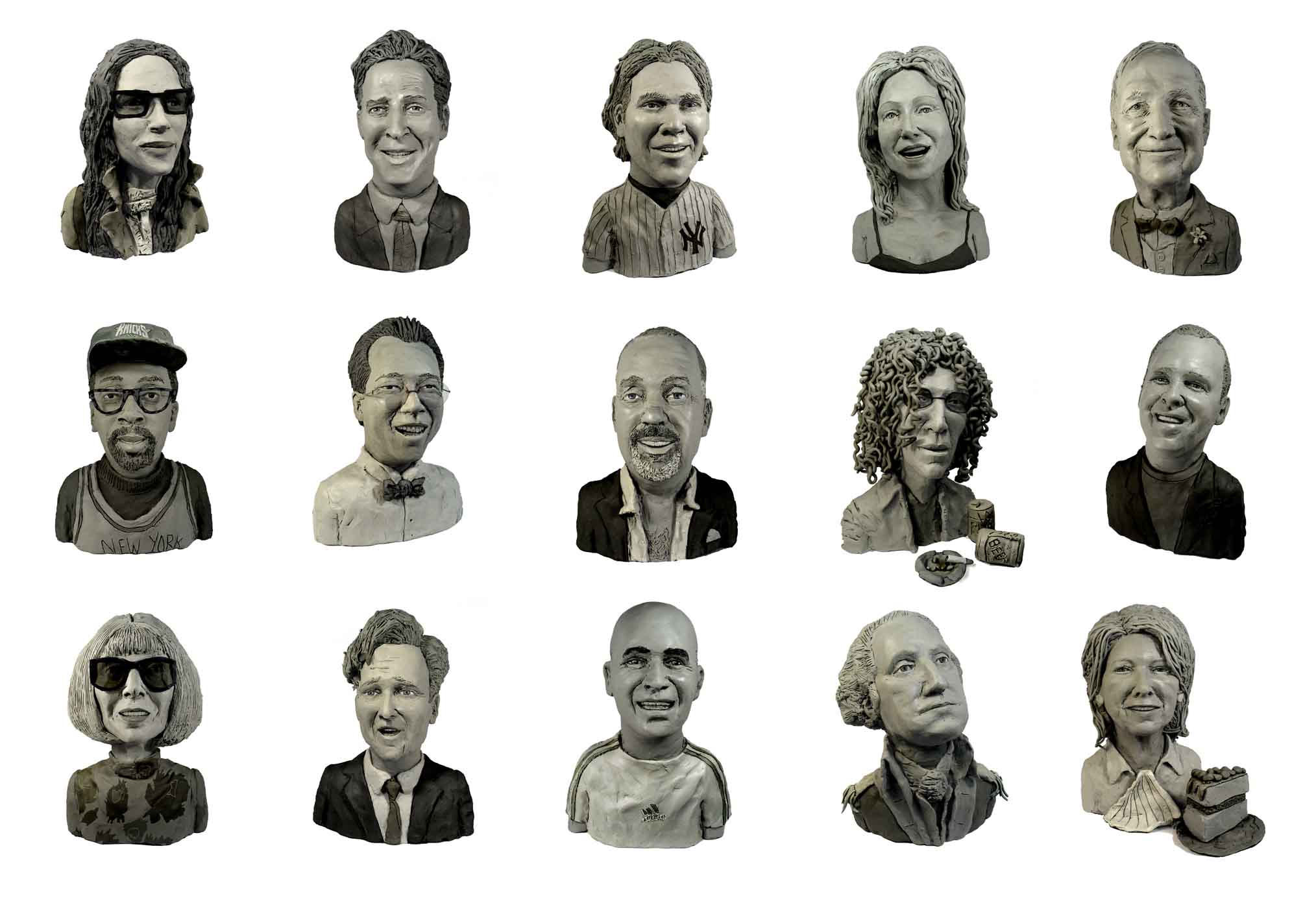  As seen in the "The Week" section of New York Magazine, 52 heads in over 500 different poses. 