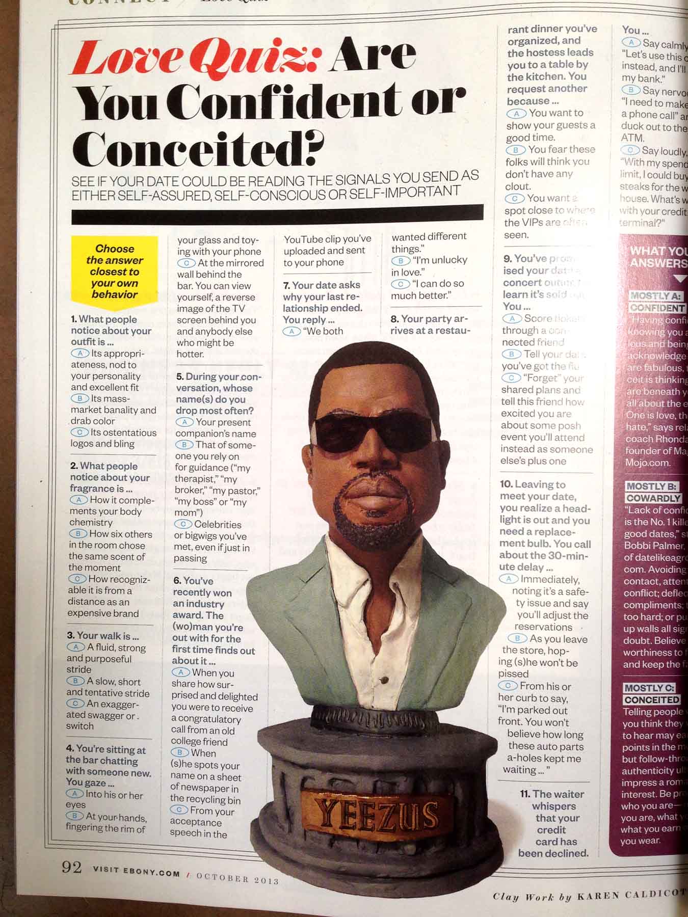  Kanye West for Ebony magazine 