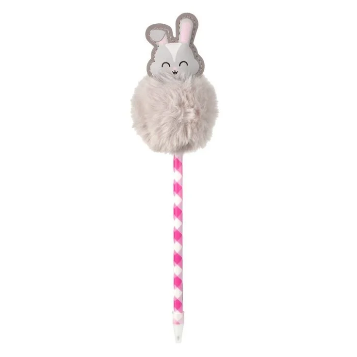 Pink Bunny Pom Pom Novelty Pen by Creatology™ _ Michaels.jpeg