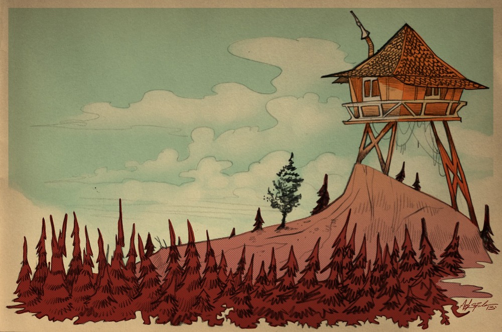Illustration published on Schlock Magazine