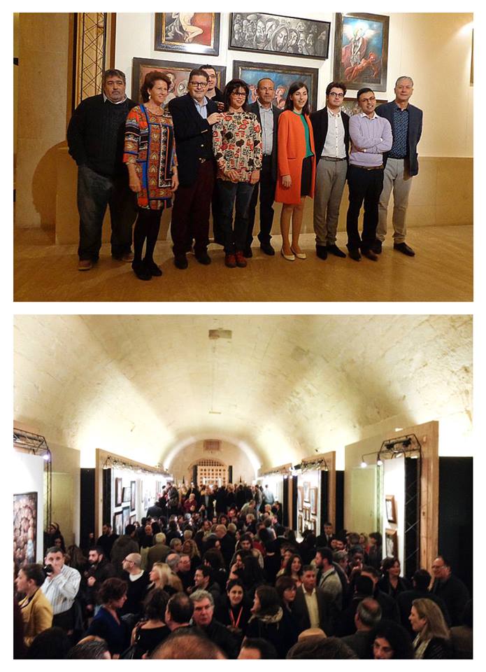 I had the pleasure of exhibiting with renowned Maltese cartoonists, illustrators, sculptors and painters that also work with quirky themes of 'people'.