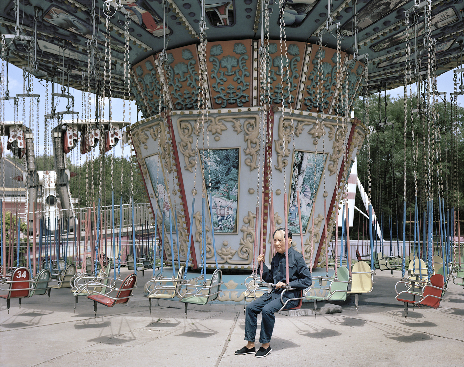 'The Ordinary Mao', a self-portrait series of the photographer dressed as Mao Zedong taken in contemporary China. It is a competition winner of the American Photography Annual 30 in 2014. This series was also selected for inclusion in Aperture Foundation's summer open exhibition, August 2014.