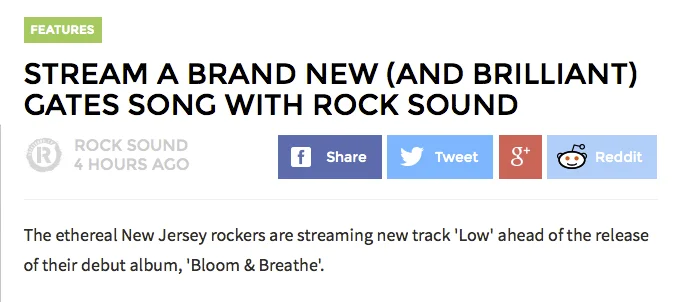 Stream "Low" at Rock Sound