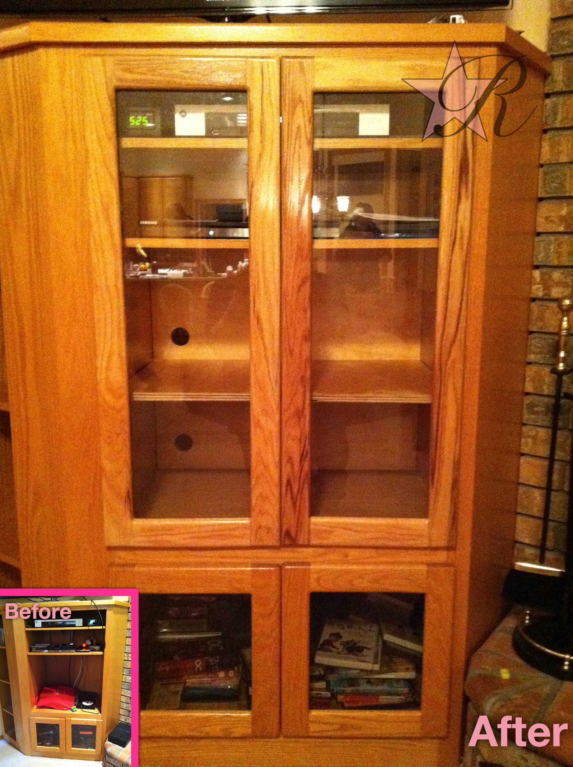 This client wanted cabinet doors to match the existing lower doors.