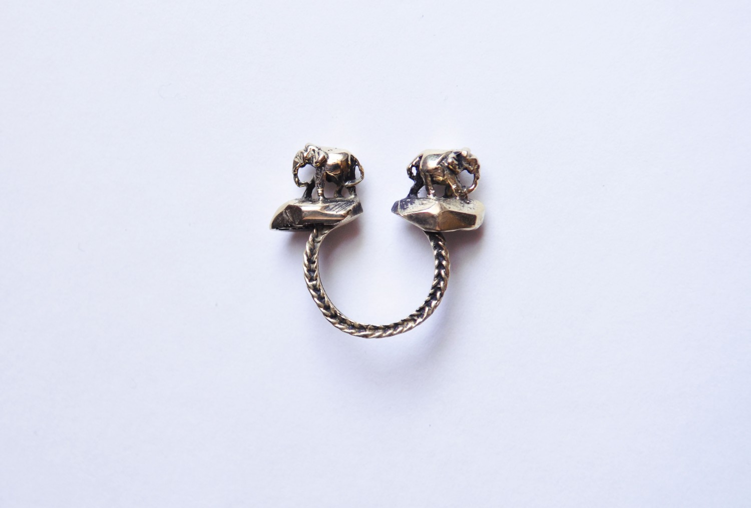 Ellie and Iphie, double Elephant ring, available at OZMAAUTONOMY.com