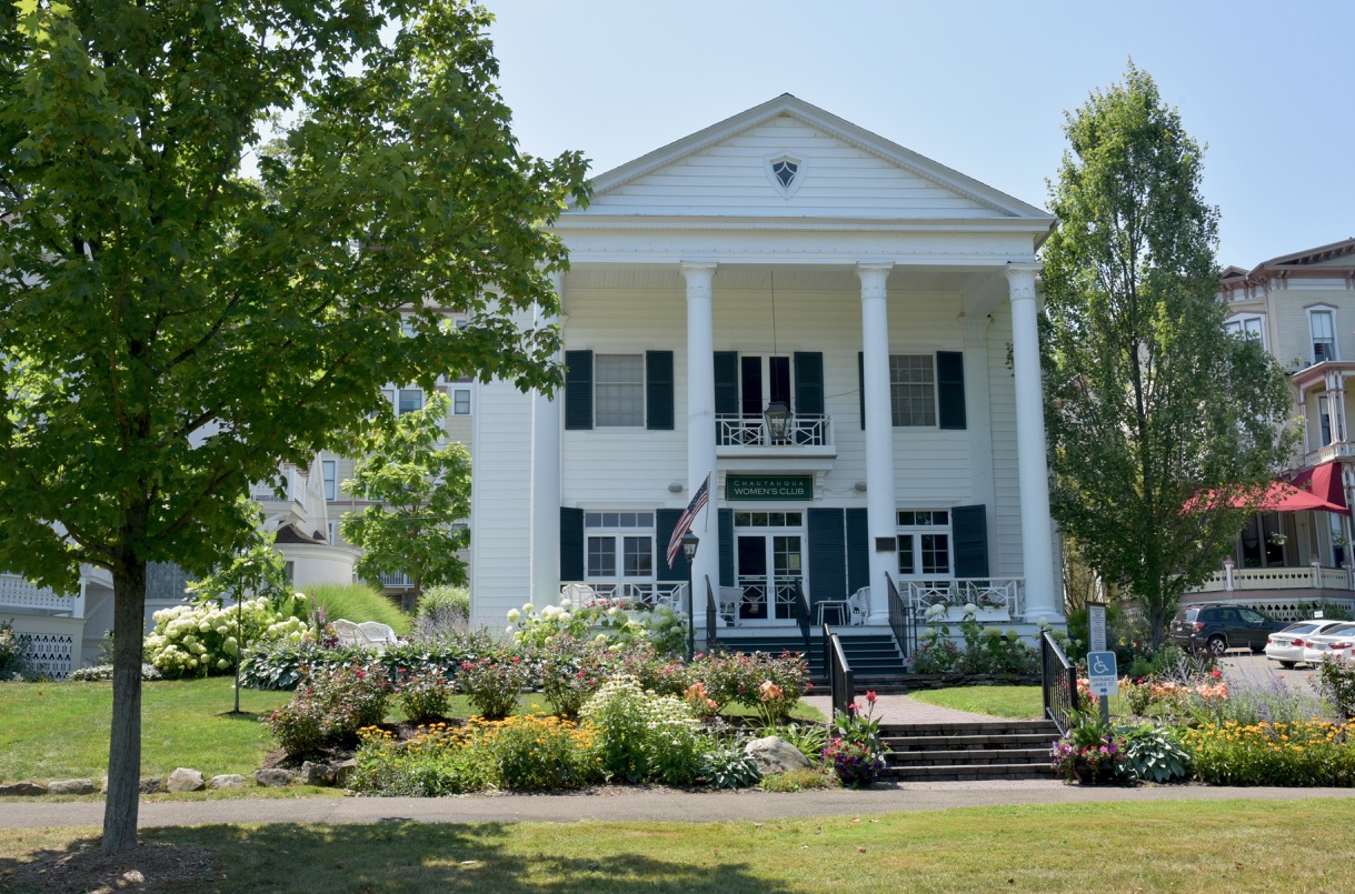 Chautauqua Women's Club - refined and inviting elegance. Programs and talks occur throughout the week and the CWC provides generous scholarship support to students.