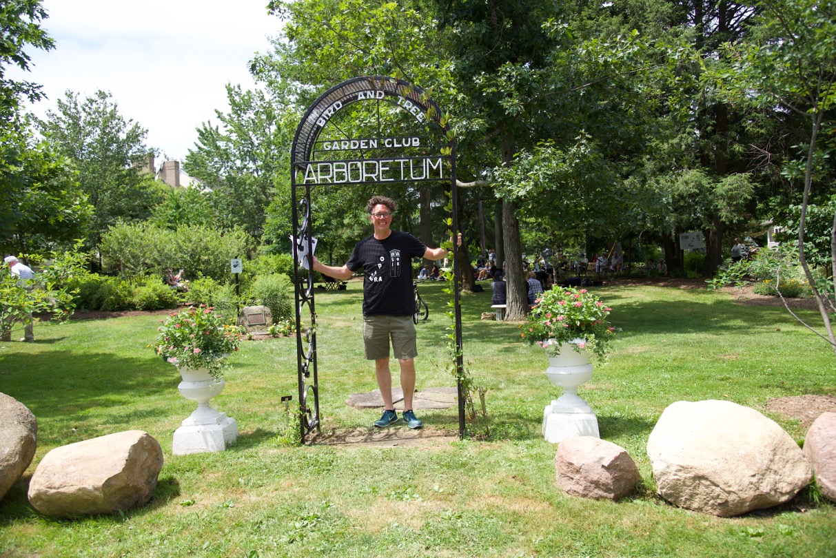 Director of the Chautauqua Opera Company, Steve Osgood - welcome to the Opera Invasion at the Arboretum