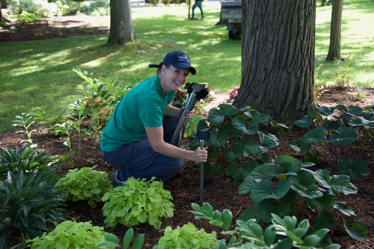 Supervisor of Landscapes and Gardens, Betsy Burgeson