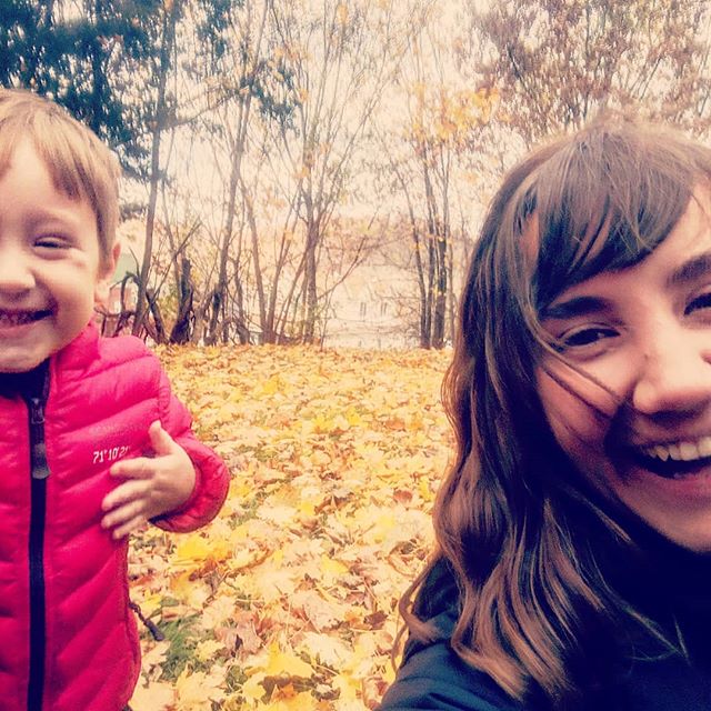 Mommy and Milo time! 💓🍁🍂 #fall