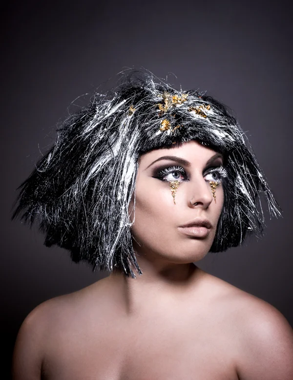 Featured in Gilded Magazine, 2015 Model: Bloom Makeup: Doe Darling, Elicia Hostetter-Soltesz Hair: Nathan Prescott, Jen Belknap, Joe Barry Trephin Salon, Boston, Massachusetts