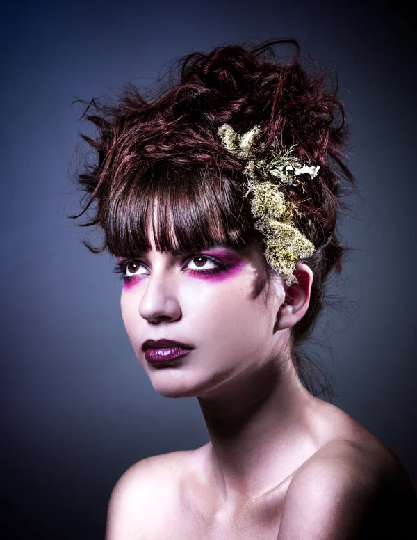 Featured in Gilded Magazine, 2015 Model: Svetozara Makeup: Doe Darling, Elicia Hostetter-Soltesz Hair: Nathan Prescott, Jen Belknap, Joe Barry Trephin Salon, Boston, Massachusetts