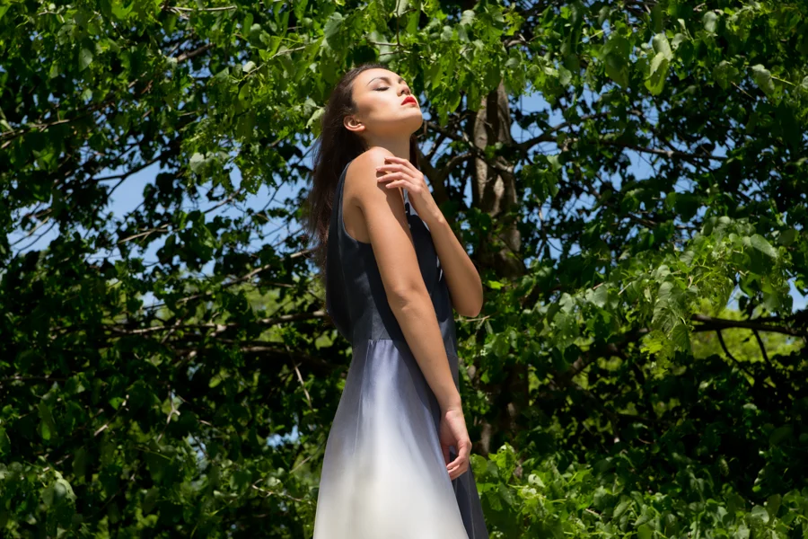 Elegant Magazine Fashion Editorial, 2015 Designer: Chynna Pope Model: Larosey Moore HMUA: Alicia Dane