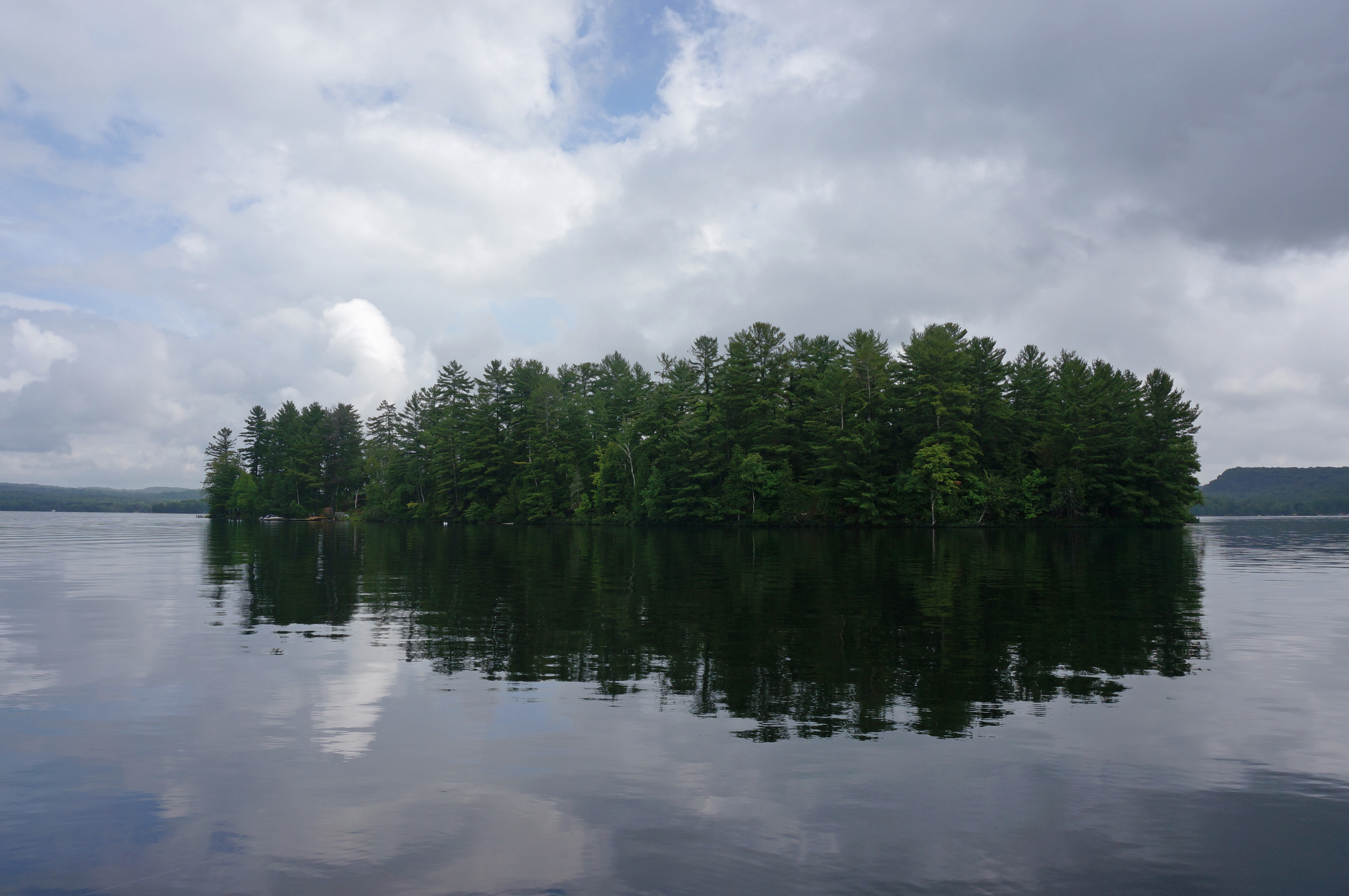 Reflections on the water