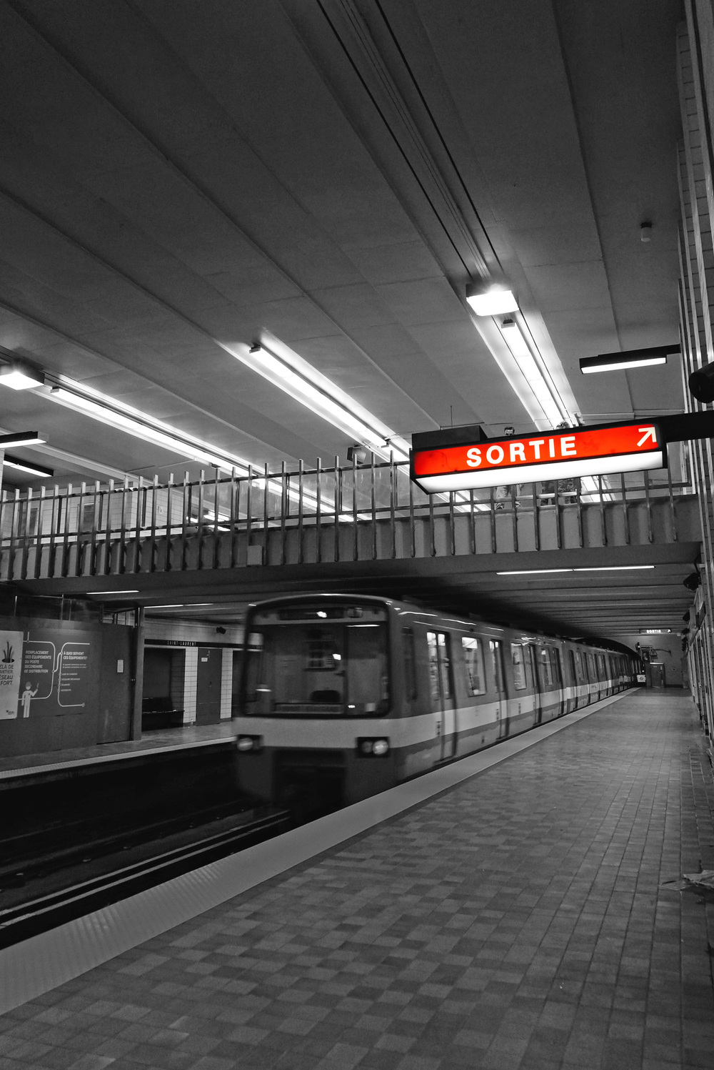 Inside the Subway