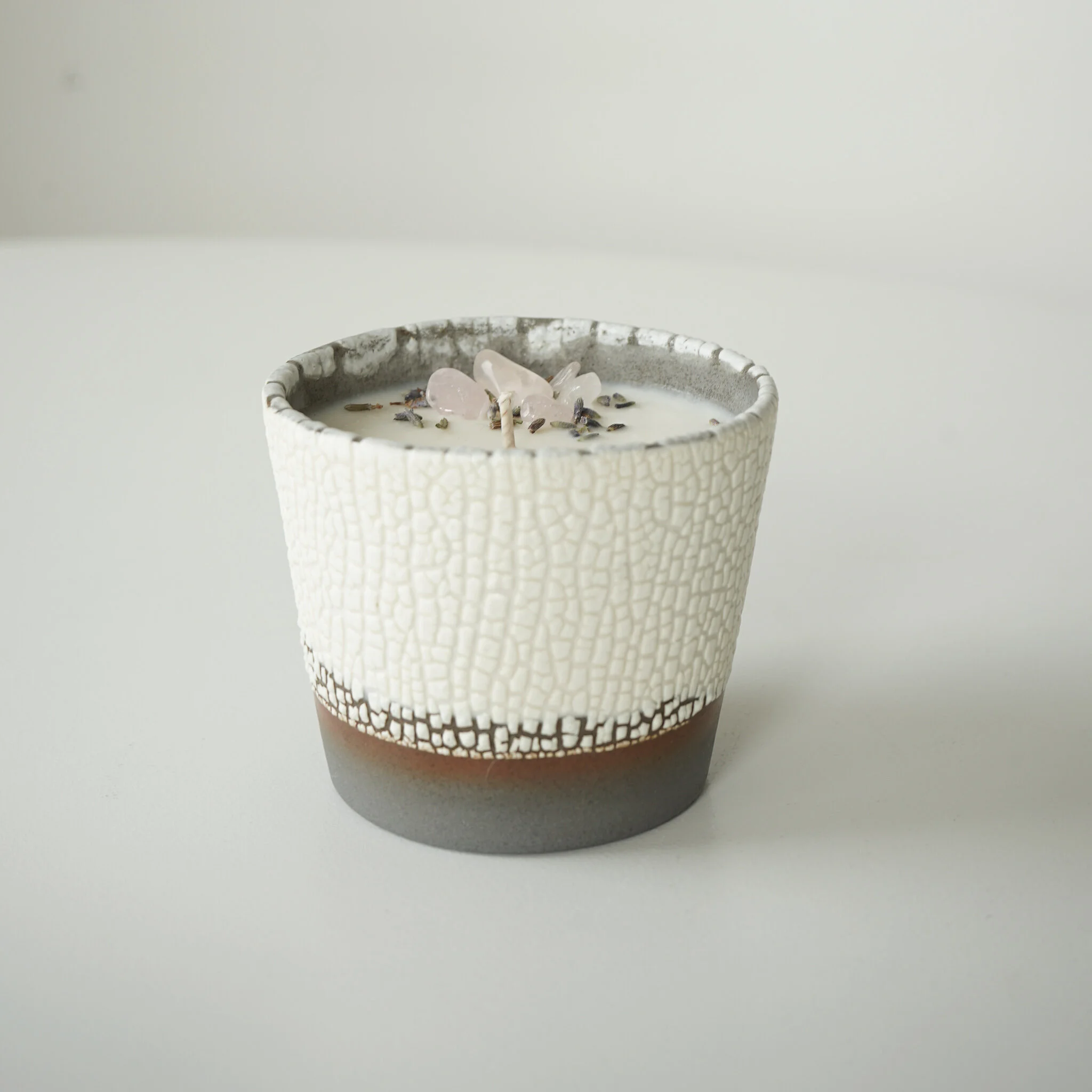 Handmade Soy Candle - Milk + Honey (8 oz)